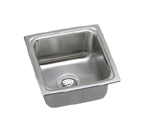 Elkay Lustertone LFRQ1313 Topmount Single Bowl Stainless Steel Sink