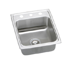 Elkay Lustertone LR1522 Topmount Single Bowl Stainless Steel Sink