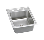 Elkay Lustertone LR1722 Topmount Single Bowl Stainless Steel Sink