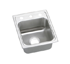 Elkay Lustertone LRADQ1316 Quick Clip Topmount Single Bowl Stainless Steel Sink