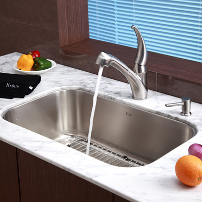  Kitchen Sinks on 30 Inch Undermount 16 Gauge Single Bowl Kitchen Sink With Kitchen