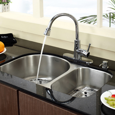 Kitchen Sinks on 30 Inch Undermount 16 Gauge Double Bowl Kitchen Sink With Kitchen