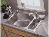 AMERICAN STANDARD Culinair drop in sink STAINLESS STEEL-7504.103.075