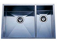 Delta Double Bowl Undermount Stainless Steel Sink 70x30 Signature Series 16 Gauge DL-HA122L