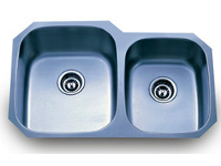 Delta Double Bowl Undermount Stainless Steel Sink 60x40 18 Gauge DL801L