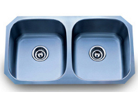Delta Double Bowl Undermount Stainless Steel Sink 50x50 18 Gauge DL802