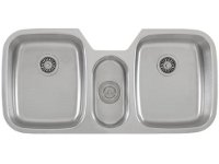 Ticor S615 Undermount Stainless Steel Triple Bowl Kitchen Sink