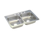 ELKAY 33X19 Dayton 4H Select KIT SINK STAINLESS D233194