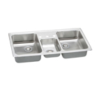 Elkay Pacemaker 33x22 Triple Bowl Sink PSMR43223