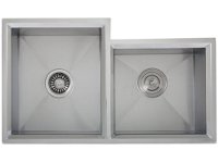 Ticor S608 Undermount 16-Gauge Stainless Steel Kitchen Sink With Free Deluxe Strainer