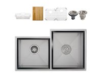 Ticor S608R Undermount 16-Gauge Stainless Steel Kitchen Sink + Accessories