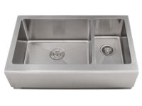 Ticor 33" S4406 Apron 16 Gauge Stainless Steel Kitchen Sink With Free Stainless Steel Deluxe Strainer & Stainless Steel Basket Strainer