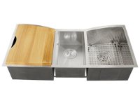 Ticor TR2240 Undermount 16-Gauge Stainless Steel Kitchen Sink + Accessories