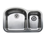 Blanco Wave Plus MicroEdge Inset/Flushmount 1-1/2" Double Bowl Sink