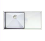 Blanco Precision Undermount 16" R10 Medium Single Bowl With 16" Drainer