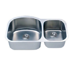 C-Tech-I Linea Imperiale Massilia LI-100 Double Bowl Stainless Steel Sink