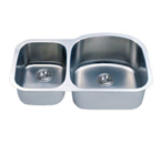 C-Tech-I Linea Imperiale Massilia LI-100-D Double Bowl Stainless Steel Sink