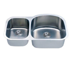 C-Tech-I Linea Imperiale Massilia LI-100-MD Double Bowl Stainless Steel Sink