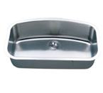 C-Tech-I Linea Imperiale Britania LI-200-L Single Bowl Stainless Steel Sink