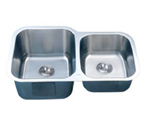 C-Tech-I Linea Imperiale Dalmacia LI-300 Double Bowl Stainless Steel Sink