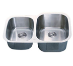 C-Tech-I Linea Imperiale Garda LI-300-SD Double Bowl Stainless Steel Sink