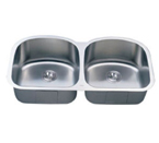 C-Tech-I Linea Imperiale Lutecia LI-600 Double Bowl Stainless Steel Sink