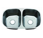 C-Tech-I Linea Zampina Marsala Double Bowl Stainless Steel Sink