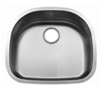 C-Tech-I Linea Beoni Cabo LI-UK-S300 Single Bowl Stainless Steel Sink
