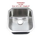 Leonet Verdura LE-535 Single Bowl Stainless Steel Kitchen Sink