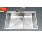 Houzer Bellus Zero radius Topmount Large Single Bowl BLS-3322