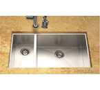 Houzer Contempo Zero Radius Undermount 70/30 Double Bowl CTO-3370SL