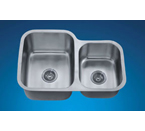Dawn ASU110R Undermount Double Bowl Stainless Steel Sink