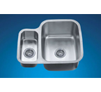 Dawn ASU111L Undermount Double Bowl Stainless Steel Sink
