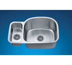 Dawn ASU112L Undermount Double Bowl Stainless Steel Sink