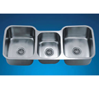 Dawn TDS4520 Undermount Triple Bowl Sink