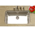 Houzer Medallion Undermount Gourmet Single Bowl MGS-3018-1