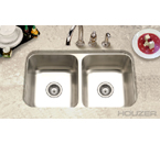 Houzer Elite Undermount 50/50 Double Bowl ED-3108-1