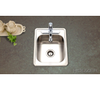 Houzer 1722-7BS Topmount Large Bar Stainless Steel Sink