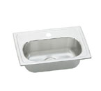 Elkay Lustertone LMR2013 Topmount Single Bowl Stainless Steel Sink