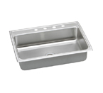 Elkay Lustertone LR3122 Topmount Single Bowl Stainless Steel Sink