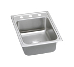 Elkay Lustertone LRADQ1722 Quick Connect Topmount Single Bowl Sink