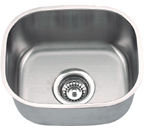 Suneli Undermount Single Bowl Kitchen/Bar Stainless Steel Sink - SM1512