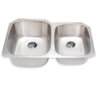 Suneli SM503L Undermount Double Bowl Stainless Steel Sink