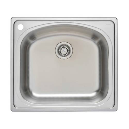 Wells Sinkware 18 Gauge Single Bowl Topmount Stainless Steel Kitchen Sink CHT2522-8L-1