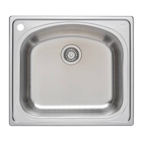Wells Sinkware 18 Gauge Single Bowl Topmount Stainless Steel Kitchen Sink CHT2522-10L