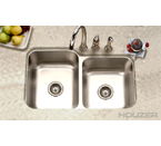 Houzer Elite Undermount 60/40 Double Bowl EC-3208SR-20