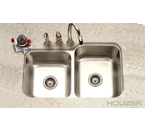 Houzer Elite Undermount 60/40 Double Bowl EC-3208SL-20
