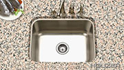 Houzer Eston Undermount Single Bowl 16G PNG-2300-1