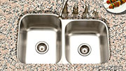 Houzer Eston Undermount 60/40 Double Bowl 16G PNE-3300SR-1