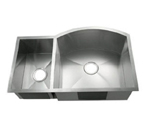 C-Tech-I Linea Amano Tesero LI-2200-BD Double Bowl Stainless Steel Sink